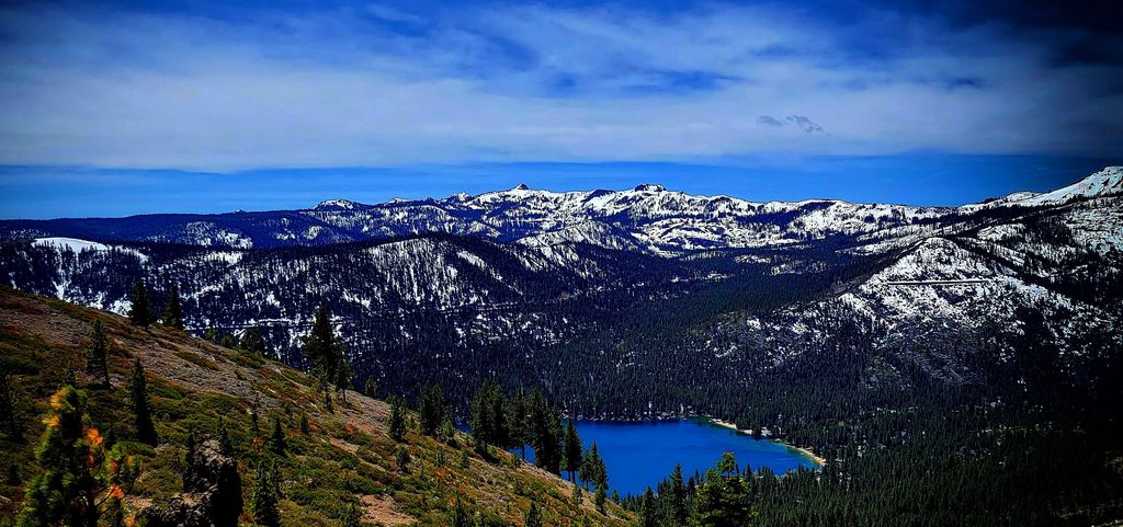 Donner Lake from Johnson Canyon Overlook