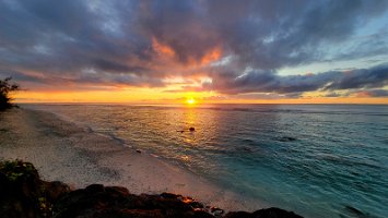 black rock sunset