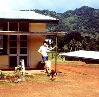 24. Rod outside his classroom with Bilbo