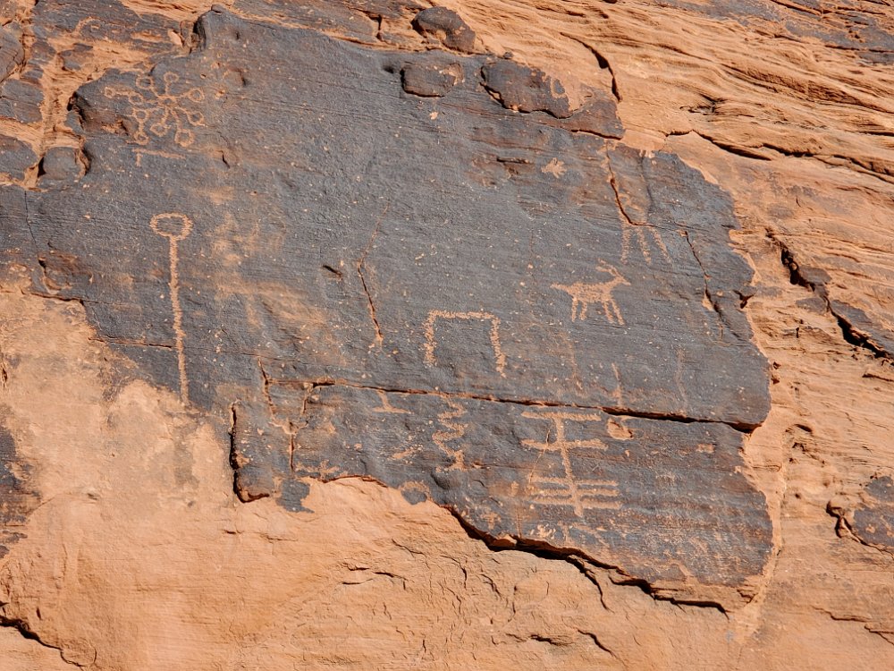 In Petroglyph Canyon