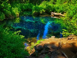 13 - Blue Hole at Clear Lake